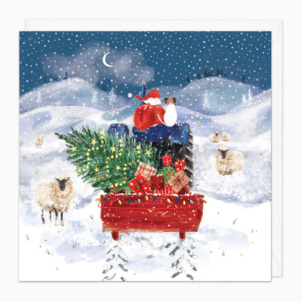 Christmas Card-XA193 - Santas Sleigh Christmas Card-Whistlefish