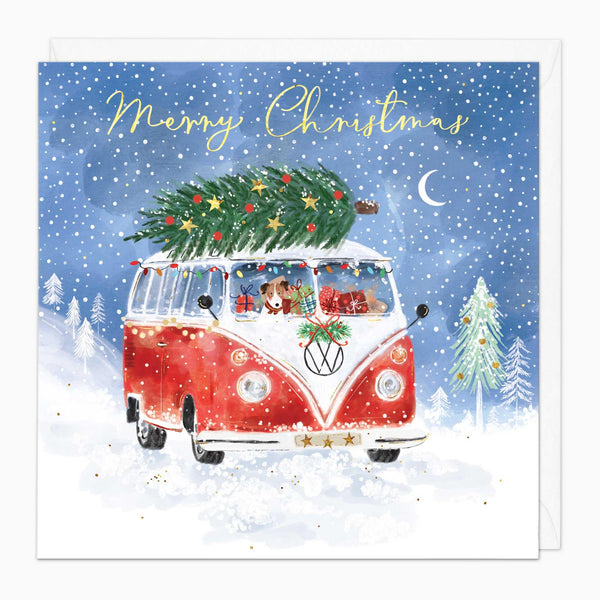 Christmas Card-XA195 - Road Trip Christmas Card-Whistlefish