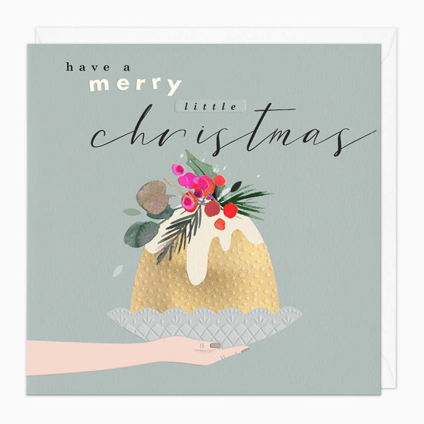 Christmas Card-XA205 - Gold Pud Christmas Card-Whistlefish