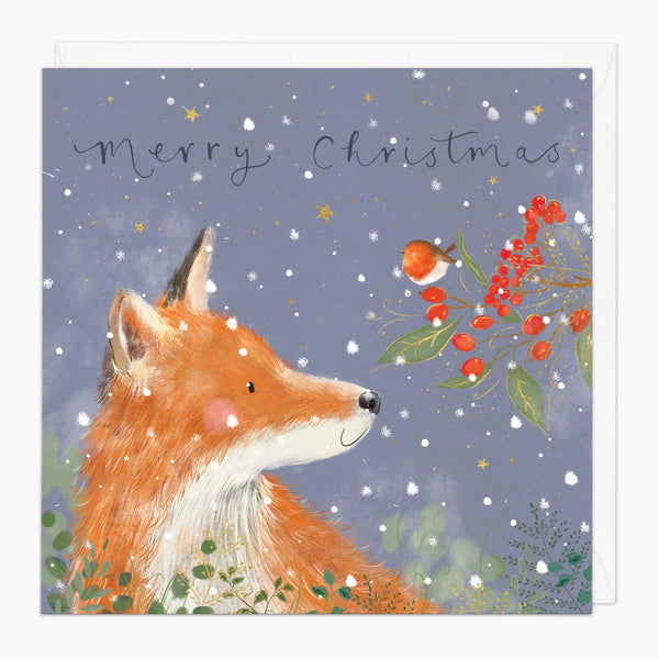 Christmas Card-XA233 - Fiona The Fox Christmas Card-Whistlefish