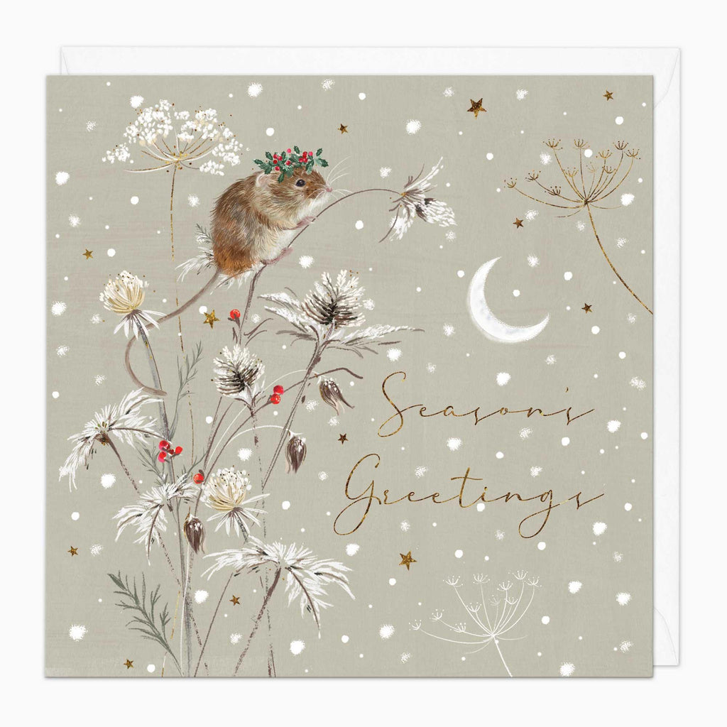 Christmas Card-XA235 - Dormouse Christmas Card-Whistlefish