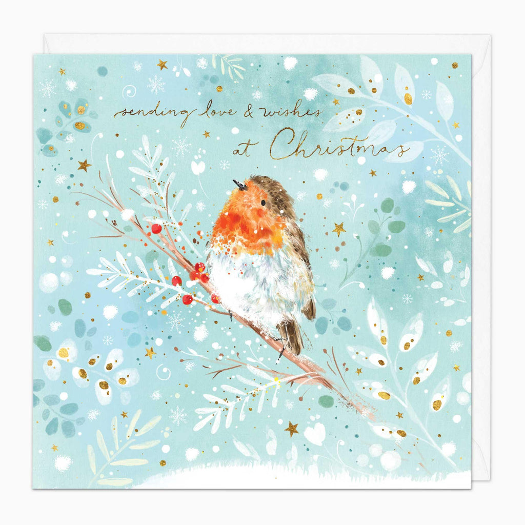 Christmas Card-XA245 - Robin Christmas Card-Whistlefish