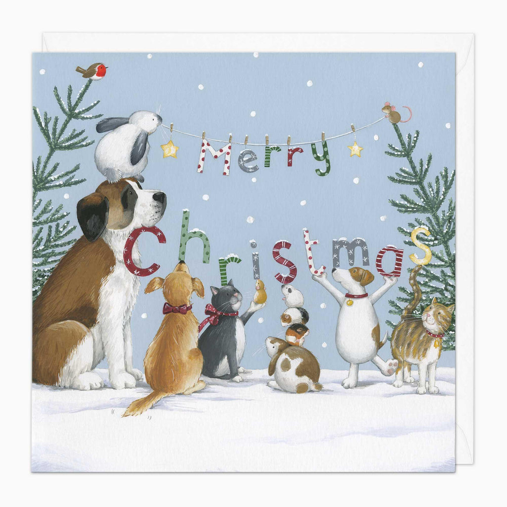 Christmas Card-XA251 - Teamwork Christmas Card-Whistlefish