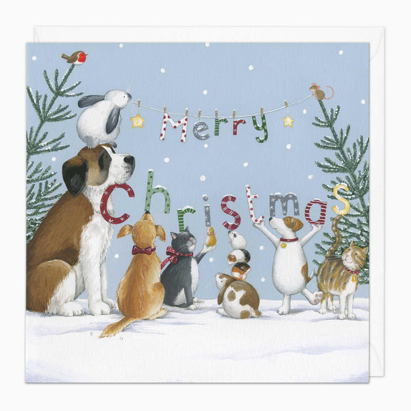 Christmas Card-XA251 - Teamwork Christmas Card-Whistlefish