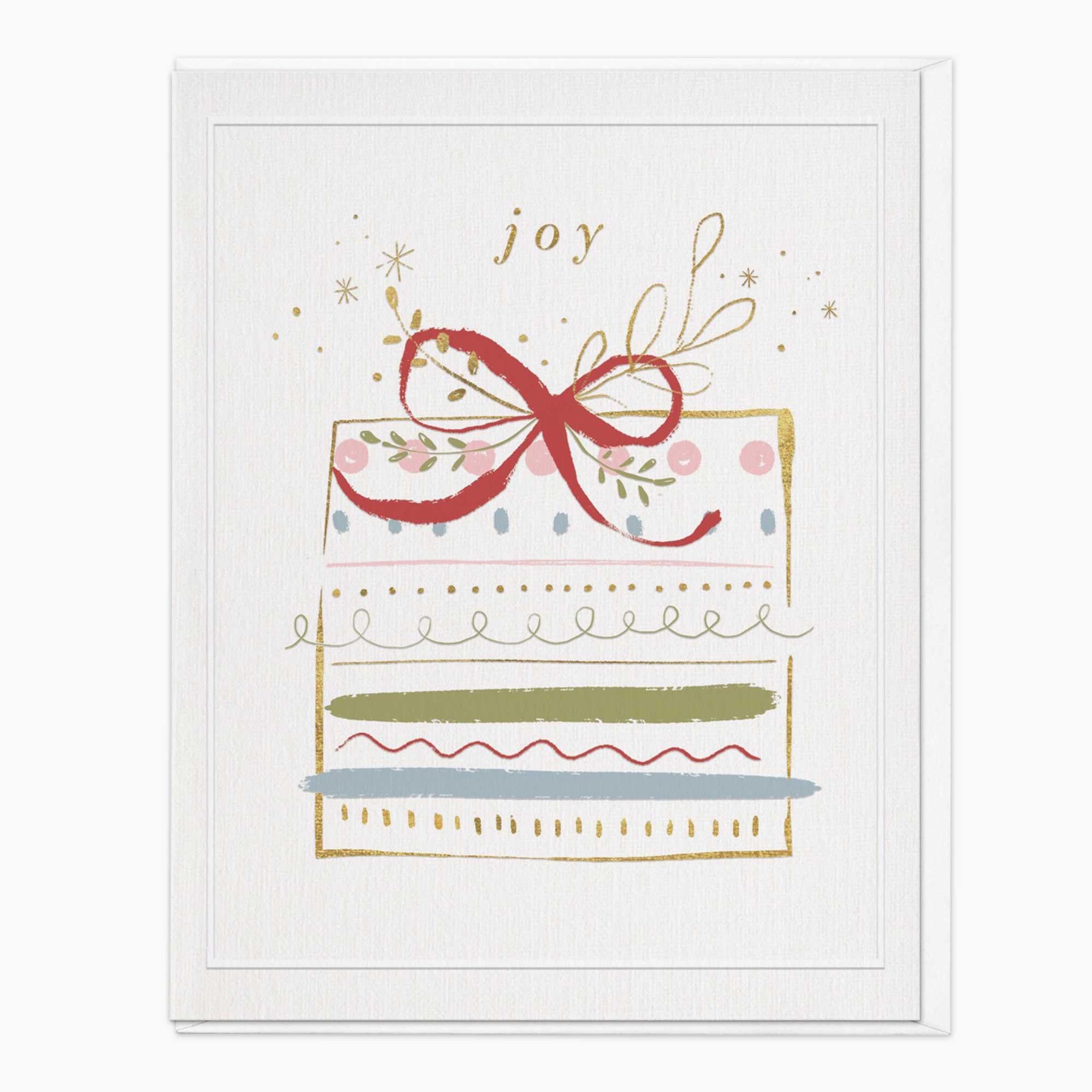 Christmas Card-XA277 - Delicate Gift Christmas Card-Whistlefish