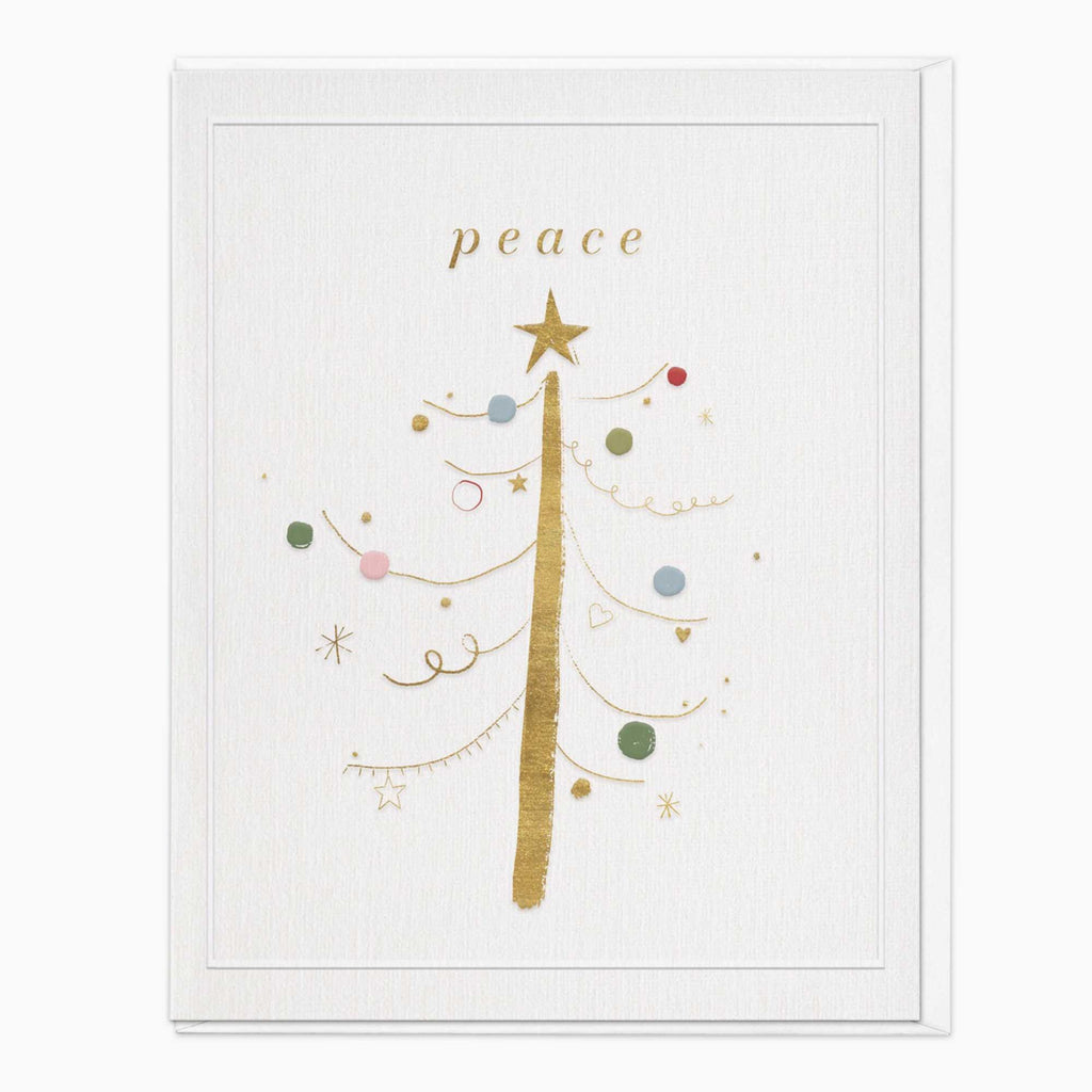Christmas Card-XA279 - Delicate Tree Christmas Card-Whistlefish