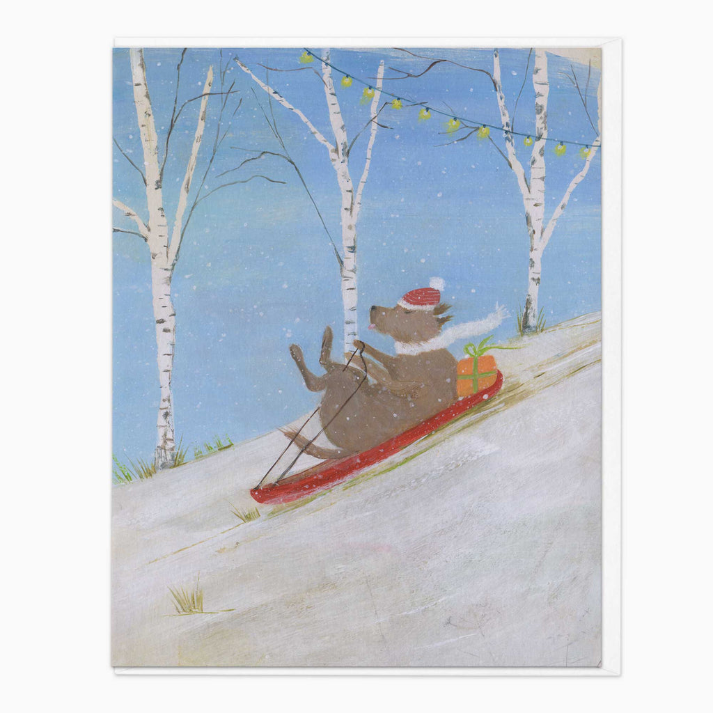 Christmas Card-XA288 - Express Delivery Christmas Card-Hannah Cole