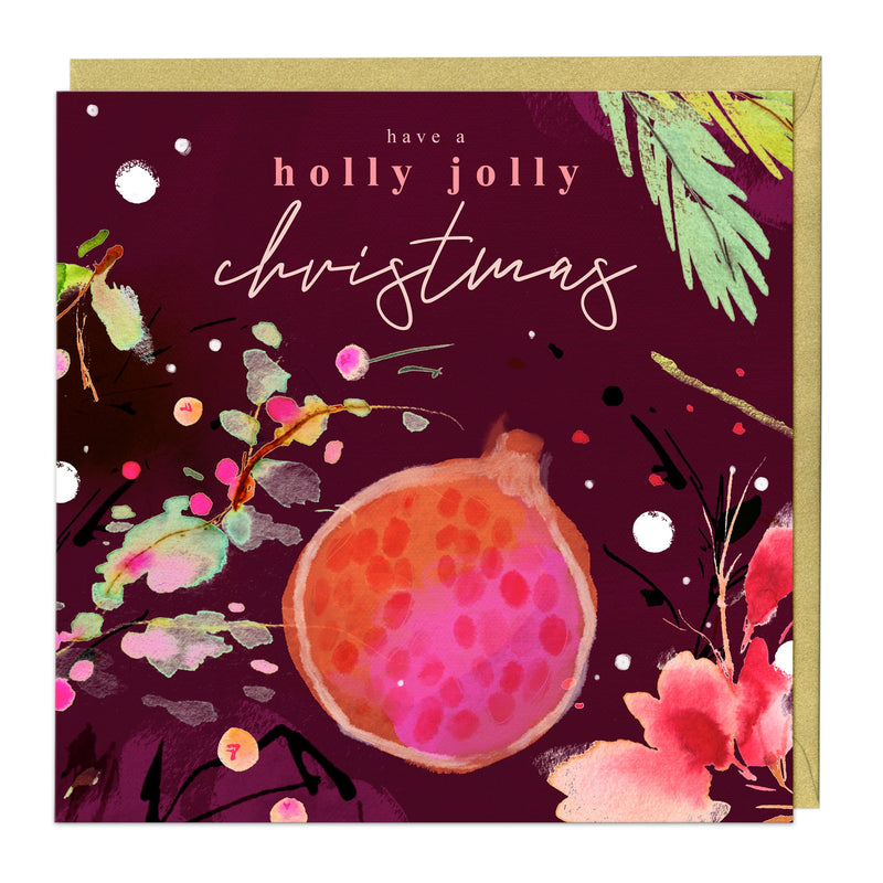 Christmas Card - Z017 - Have A Holly Jolly Christmas Card - Have A Holly Jolly Christmas Card - Whistlefish