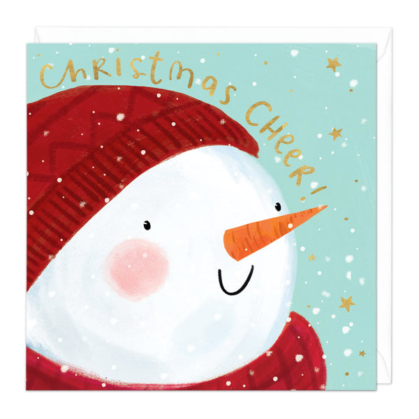 Christmas Card - Z053 - Happy Snowman Christmas Card - Happy Snowman Christmas Card - Whistlefish