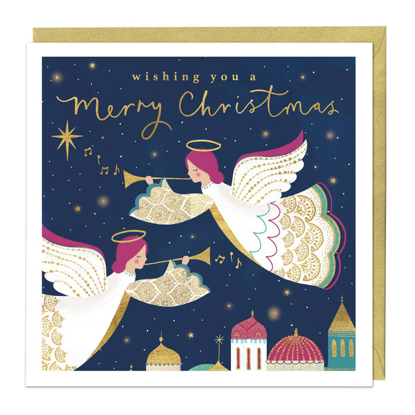 Christmas Card - Z082 - Angels Song Merry Christmas Card - Angels Song Christmas Card - Whistlefish