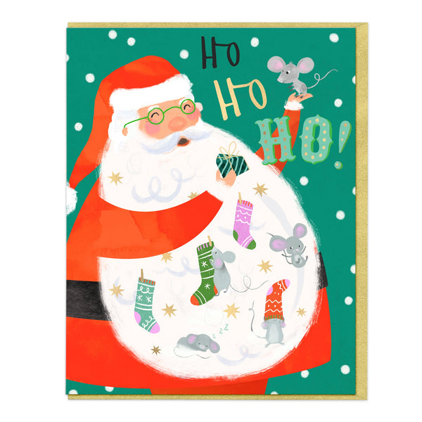 Christmas Card - Z091 - Ho, Ho, Ho, Christmas Card - Ho, Ho, Ho, Christmas Card - Whistlefish