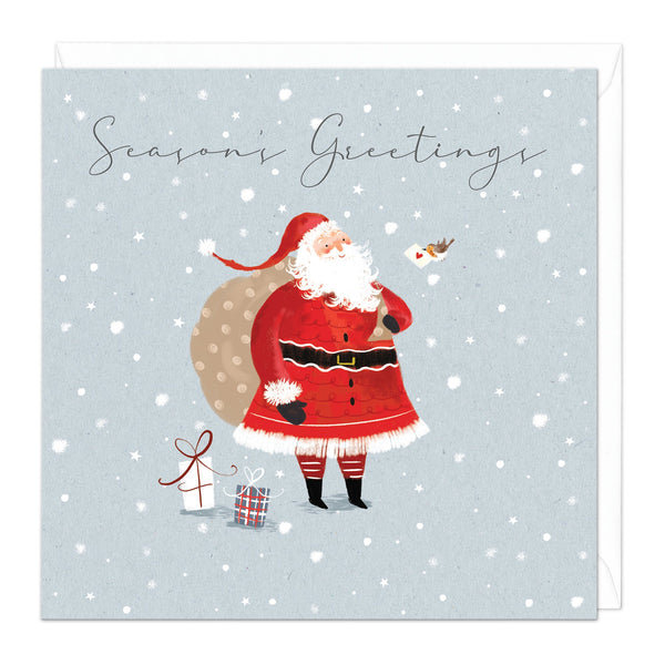 Christmas Card - Z144 - Santa Greetings Christmas Card - Santa Greetings Christmas Card - Whistlefish