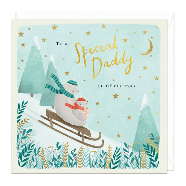 Christmas Card - Z214 - To A Special Daddy Christmas Card - To A Special Daddy Christmas Card - Whistlefish