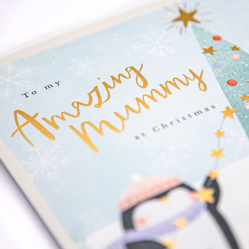 Christmas Card - Z217 - To My Amazing Mummy Christmas Card - To My Amazing Mummy Christmas Card - Whistlefish