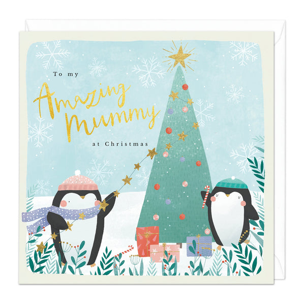 Christmas Card - Z217 - To My Amazing Mummy Christmas Card - To My Amazing Mummy Christmas Card - Whistlefish