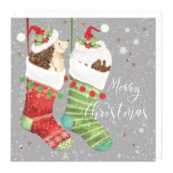 Christmas Card - Z227 - Hog & Pudding Christmas Card - Hog & Pudding Christmas Card - Whistlefish