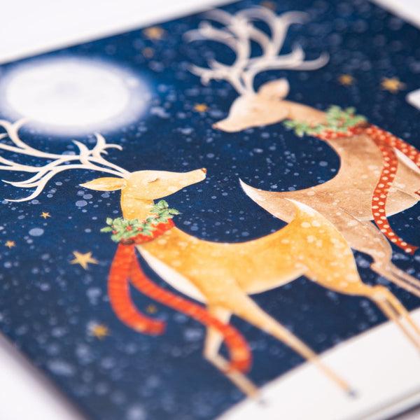 Christmas Card - Z237 - Two Deer Christmas Card - Two Deer Christmas Card - Whistlefish