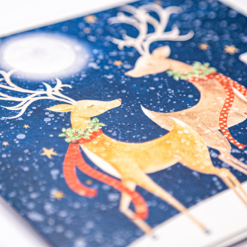 Christmas Card - Z237 - Two Deer Christmas Card - Two Deer Christmas Card - Whistlefish