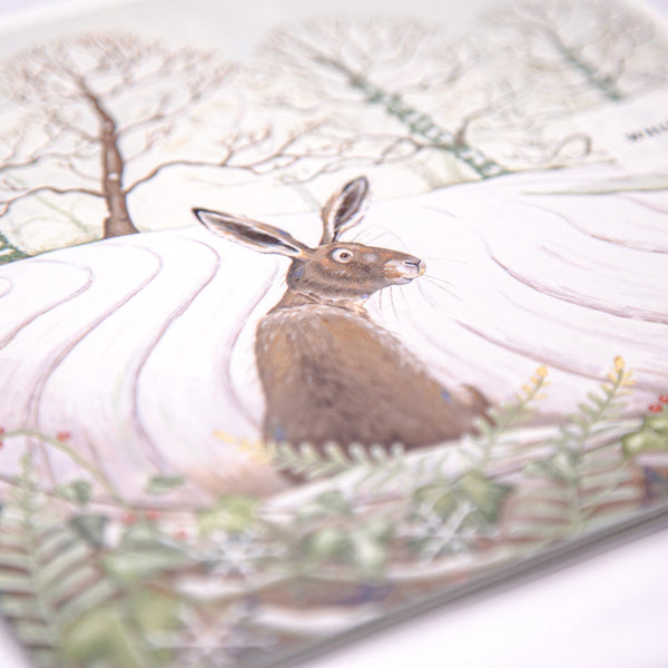 Christmas Card - Z251 - Hare & Wren Christmas Card - Hare & Wren Christmas Card - Whistlefish