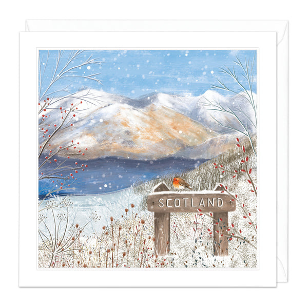 Christmas Card - Z300 - Scottish Mountains Christmas Card - Scottish Mountains Christmas Card - Whistlefish