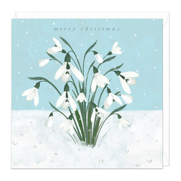 Christmas Card - Z304 - Wild Snowdrops Christmas Card - Wild Snowdrops Christmas Card - Whistlefish