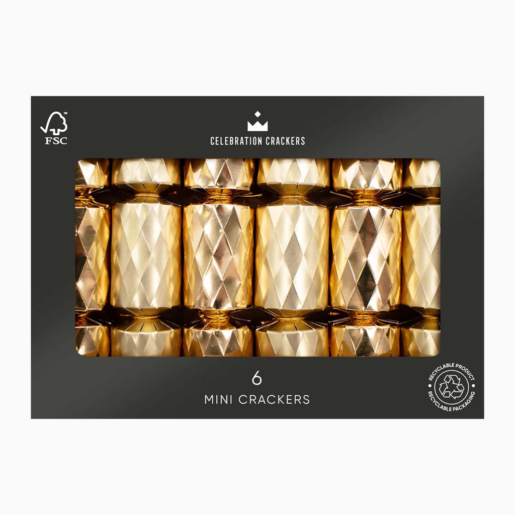 Christmas Crackers-CC-MT01-FMP - 6 Mini Diamond Christmas Crackers-Heart & Soul