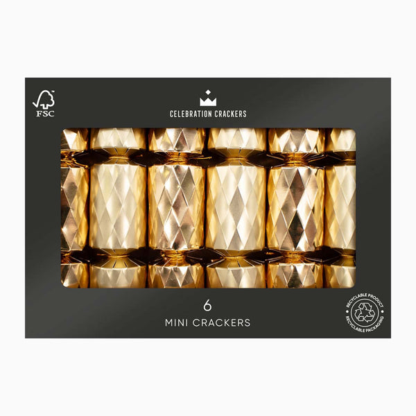 Christmas Crackers-CC-MT01-FMP - 6 Mini Diamond Christmas Crackers-Heart & Soul