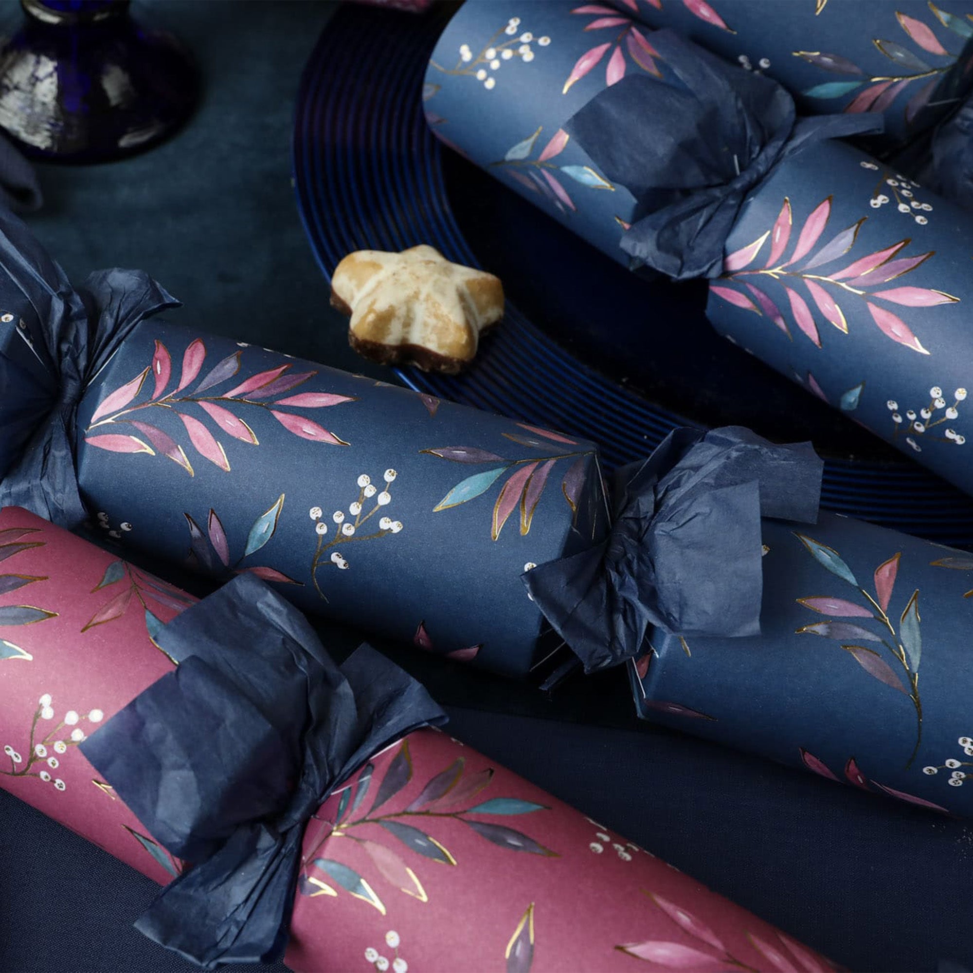 Christmas Crackers-CC-RG12-FMP - 6 Vibrant Sprig Christmas Crackers-Heart & Soul