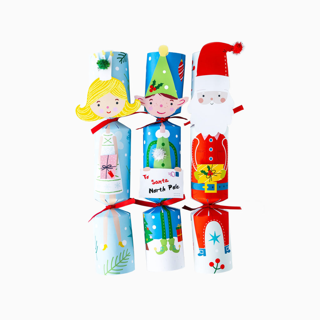 Christmas Crackers-HI25-CHAR-4 - 6 Make Your Own Christmas Crackers-Holly & Ivy