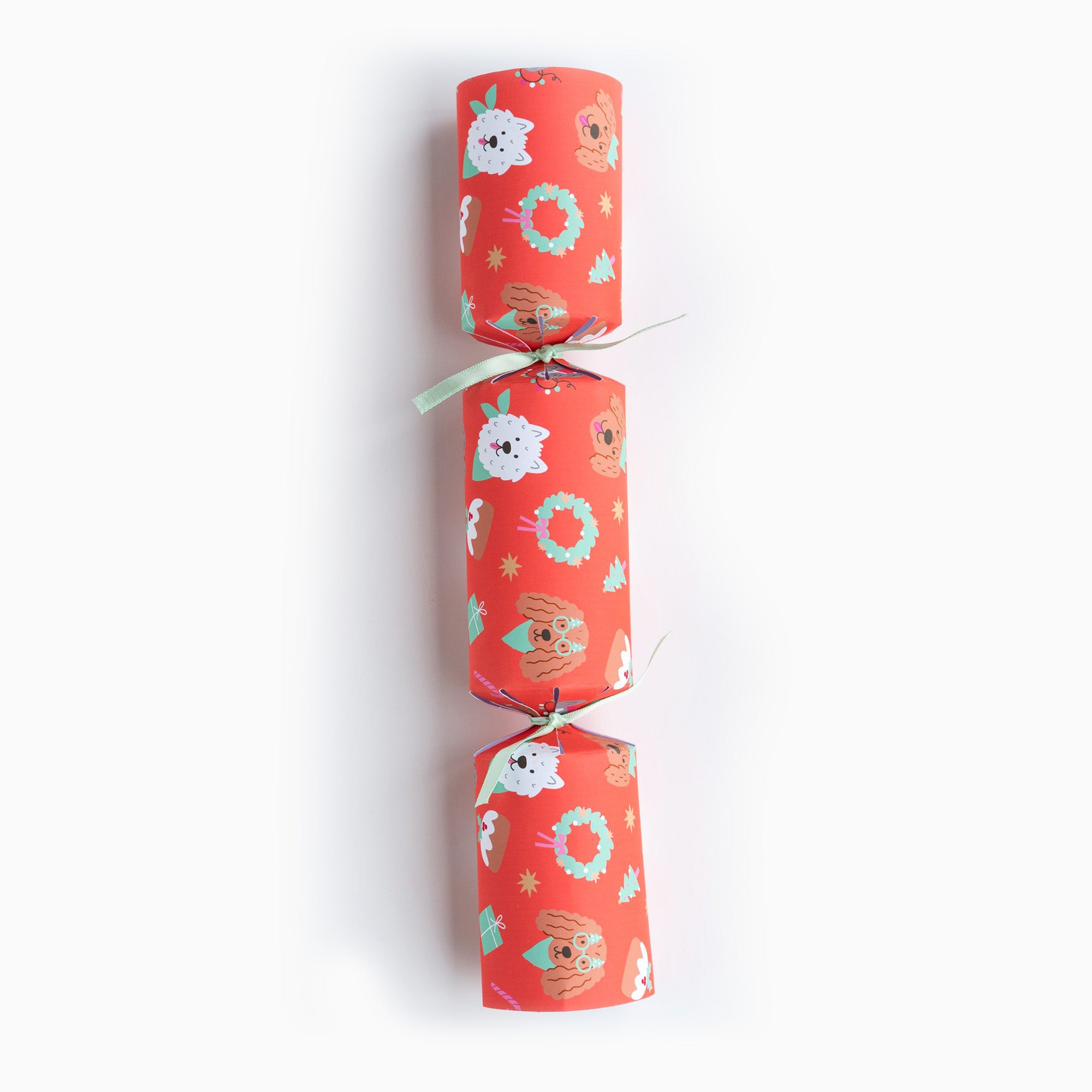 Christmas Crackers-HI25-CHAR-6 - 1 Pets Dogs Christmas Crackers-Holly & Ivy