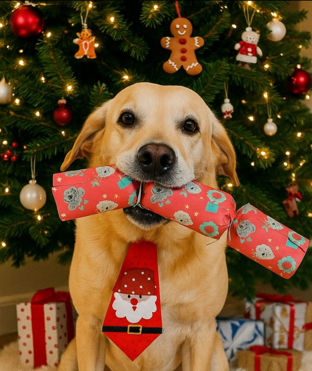 Christmas Crackers-HI25-CHAR-6 - 1 Pets Dogs Christmas Crackers-Holly & Ivy