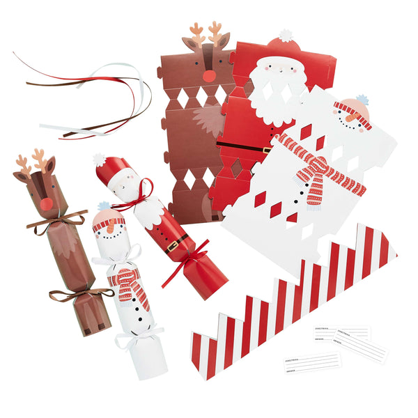 Christmas Craft - HBMC108 - DIY Festive Friends Cracker Kit (6 Pack) - DIY Festive Friends Cracker Kit (6 Pack) - Whistlefish