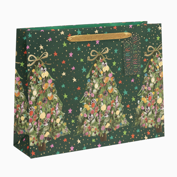 Christmas Gift Bag-GH4255 - Evergreen Large Christmas Gift Bag-Glick