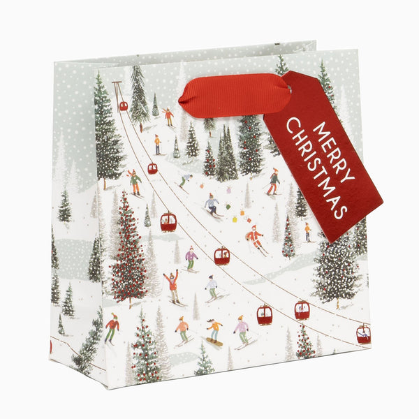 Christmas Gift Bag-GS52520 - On The Piste Small Christmas Gift Bag-Glick