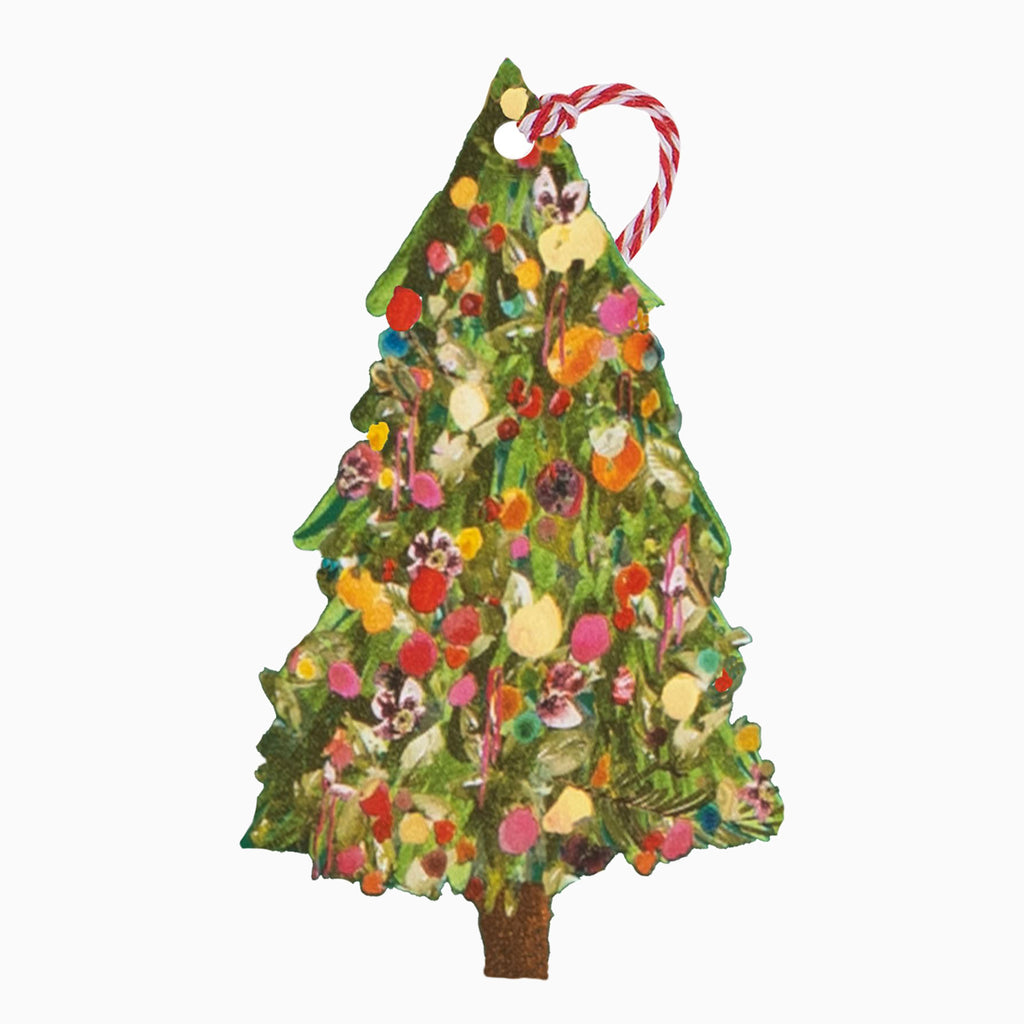 Christmas Gift Tag-MT4255A - Evergreen Christmas Gift Tag (6 Pack)-Glick