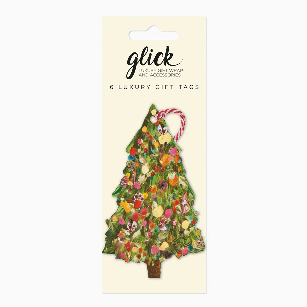 Christmas Gift Tag-MT4255A - Evergreen Christmas Gift Tag (6 Pack)-Glick