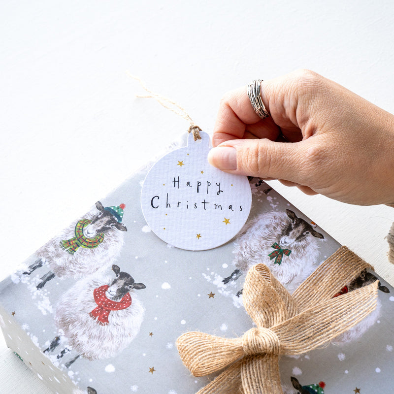 Christmas Gift Tag - ZWT13 - Starry Happy Christmas Gift Tag (6 Pack) - Starry Happy Christmas Gift Tag (6 Pack) - Whistlefish