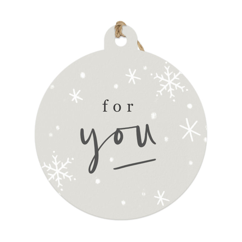 Christmas Gift Tag - ZWT14 - Snow For You Christmas Gift Tag (6 Pack) - Snow For You Christmas Gift Tag (6 Pack) - Whistlefish