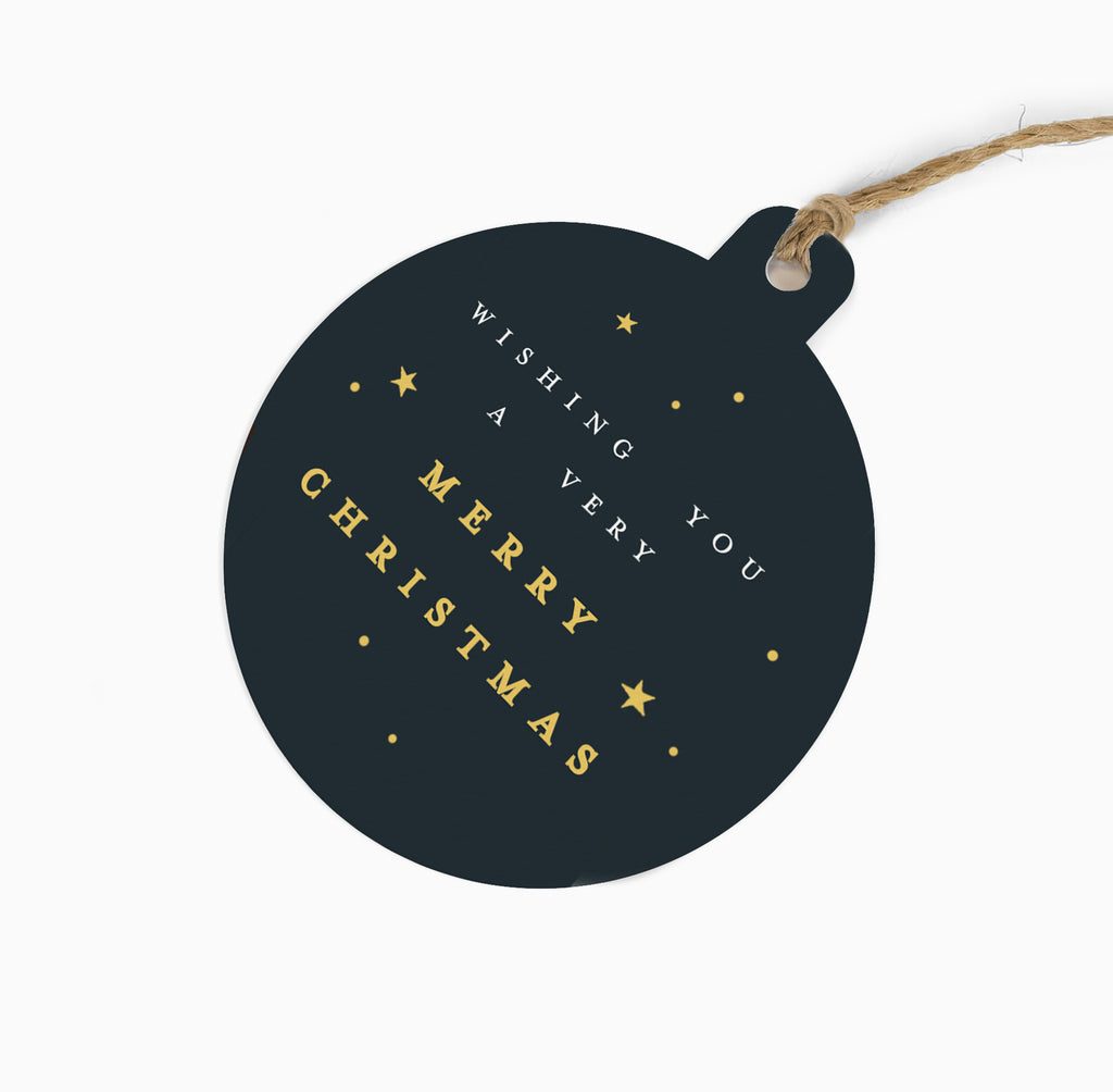 Christmas Gift Tag-ZWT20 - Starry Night Christmas Gift Tag (6 Pack)-Whistlefish