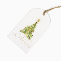 Christmas Gift Tag-ZWT27 - Merry Christmas Tree Gift Tags (6 Pack)-Whistlefish