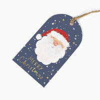 Christmas Gift Tag-ZWT28 - Merry Christmas Santa Gift Tags (6 Pack)-Whistlefish