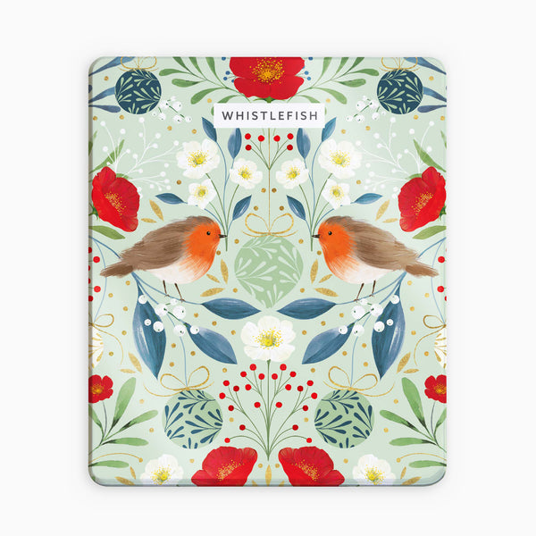 Christmas Gift Tin-XM24GT - Berry & Rose Robin Christmas Gift Tin-Whistlefish