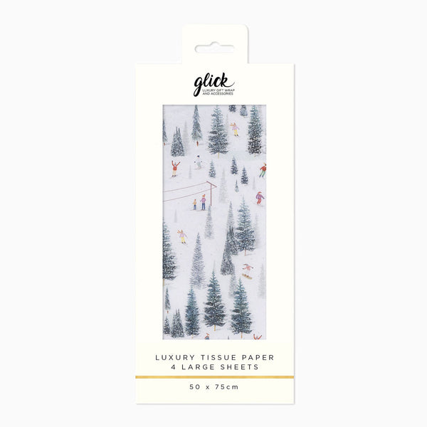 Christmas Tissue Paper-T52520 - On The Piste Christmas Tissue Paper-Glick