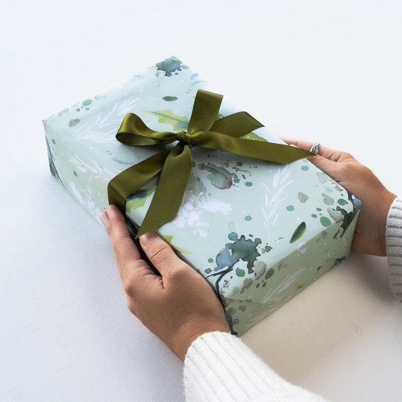 Christmas Wrapping Paper - ZWP09 - Winter Florals Christmas Wrapping Paper - Winter Florals Christmas Wrapping Paper - Whistlefish