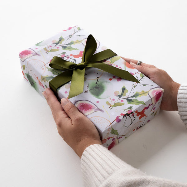 Christmas Wrapping Paper - ZWP28 - Artistic Floral Christmas Wrapping Paper - Artistic Floral Christmas Wrapping Paper - Whistlefish