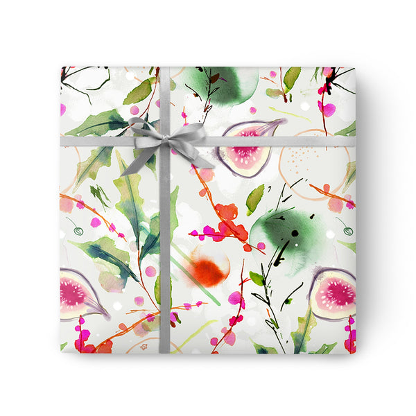 Christmas Wrapping Paper - ZWP28 - Artistic Floral Christmas Wrapping Paper - Artistic Floral Christmas Wrapping Paper - Whistlefish