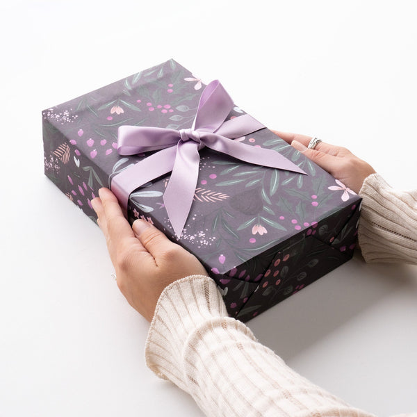 Christmas Wrapping Paper - ZWP43 - Twilight Florals Christmas Wrapping Paper - Twilight Florals Christmas Wrapping Paper - Whistlefish