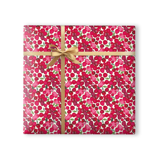 Christmas Wrapping Paper - ZWP48 - Red Berries Christmas Wrapping Paper - Red Berries Christmas Wrapping Paper - Whistlefish