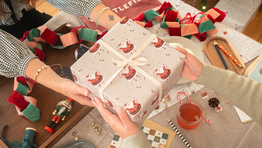 Christmas gift wrapping paper from Whistlefish