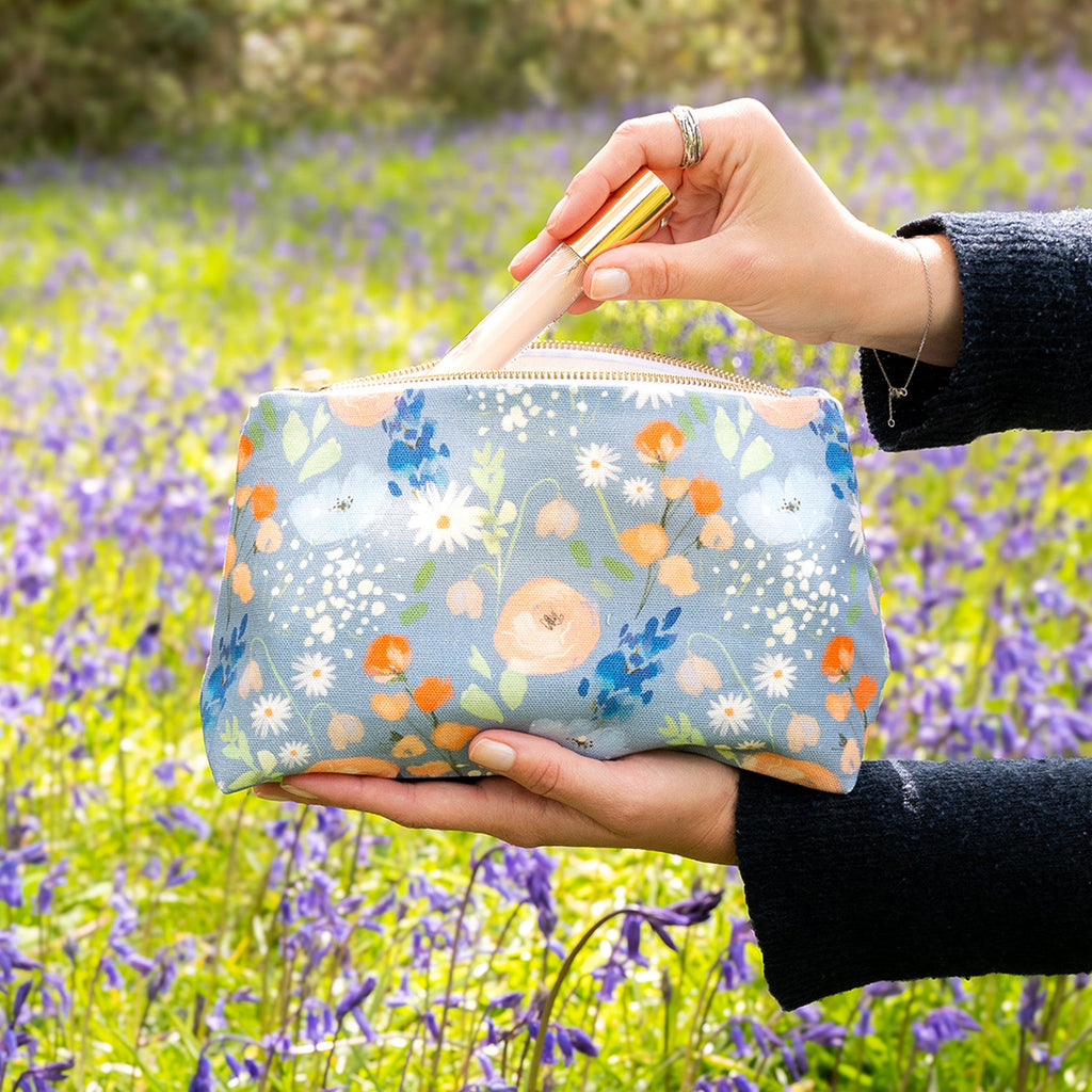 Blue Meadows Navy Wash Bag Whistlefish - Main Image